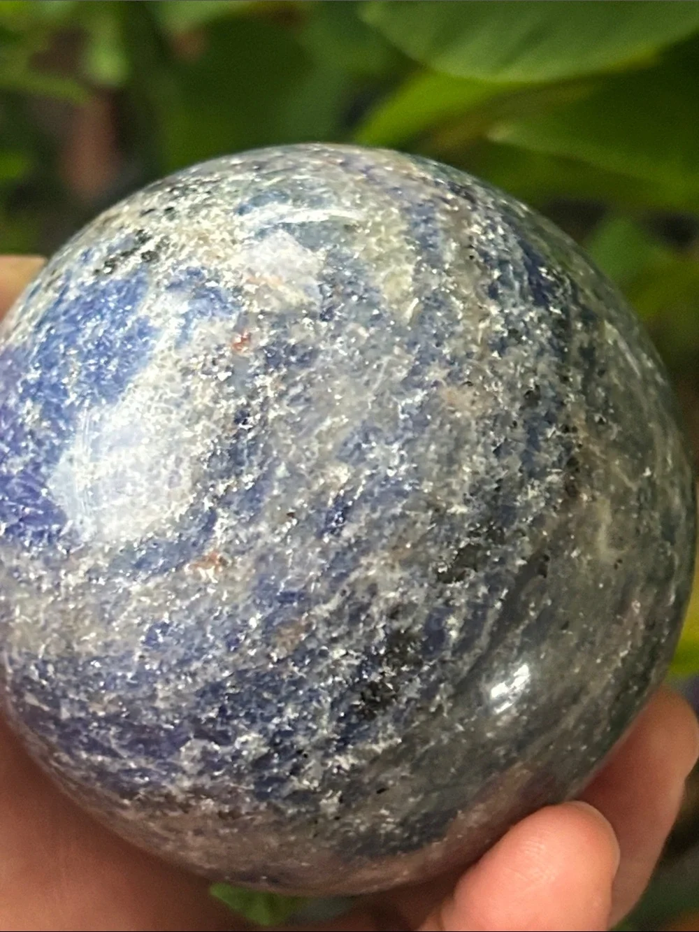 💎 Polished Sodalite Crystal Sphere 64mm